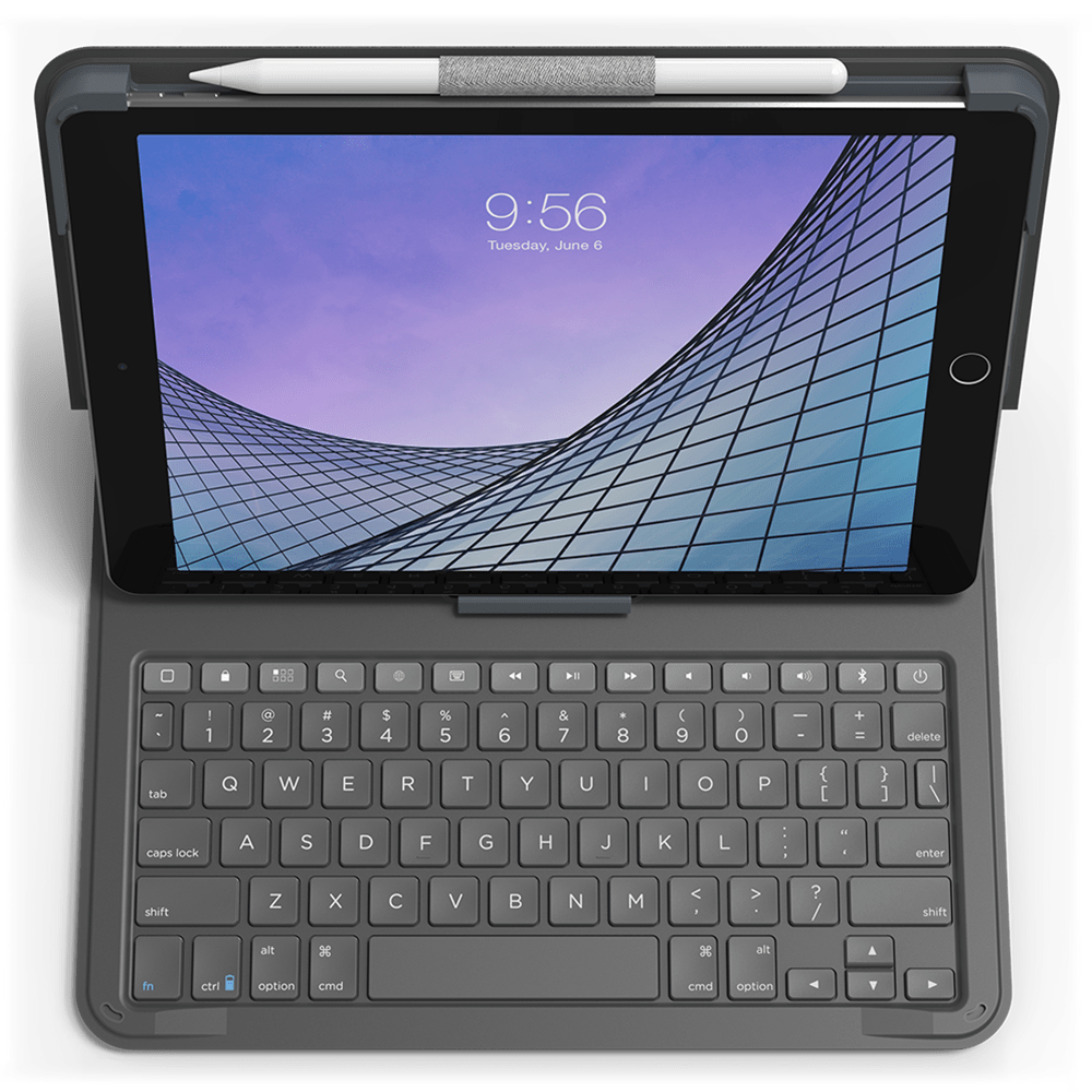 ZAGG Messenger Folio 2 Keyboard and Case for Apple iPad 10.2 / Air 10.5 / Pro 10.5-Gray by ZAGG