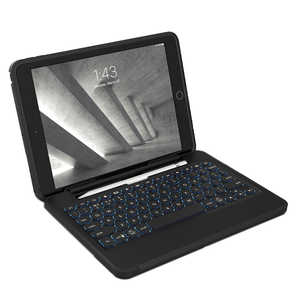 ZAGG Rugged Book Go Keyboard and Case for Apple iPad 10.2 / Air 10.5 / Pro 10.5-Black by ZAGG
