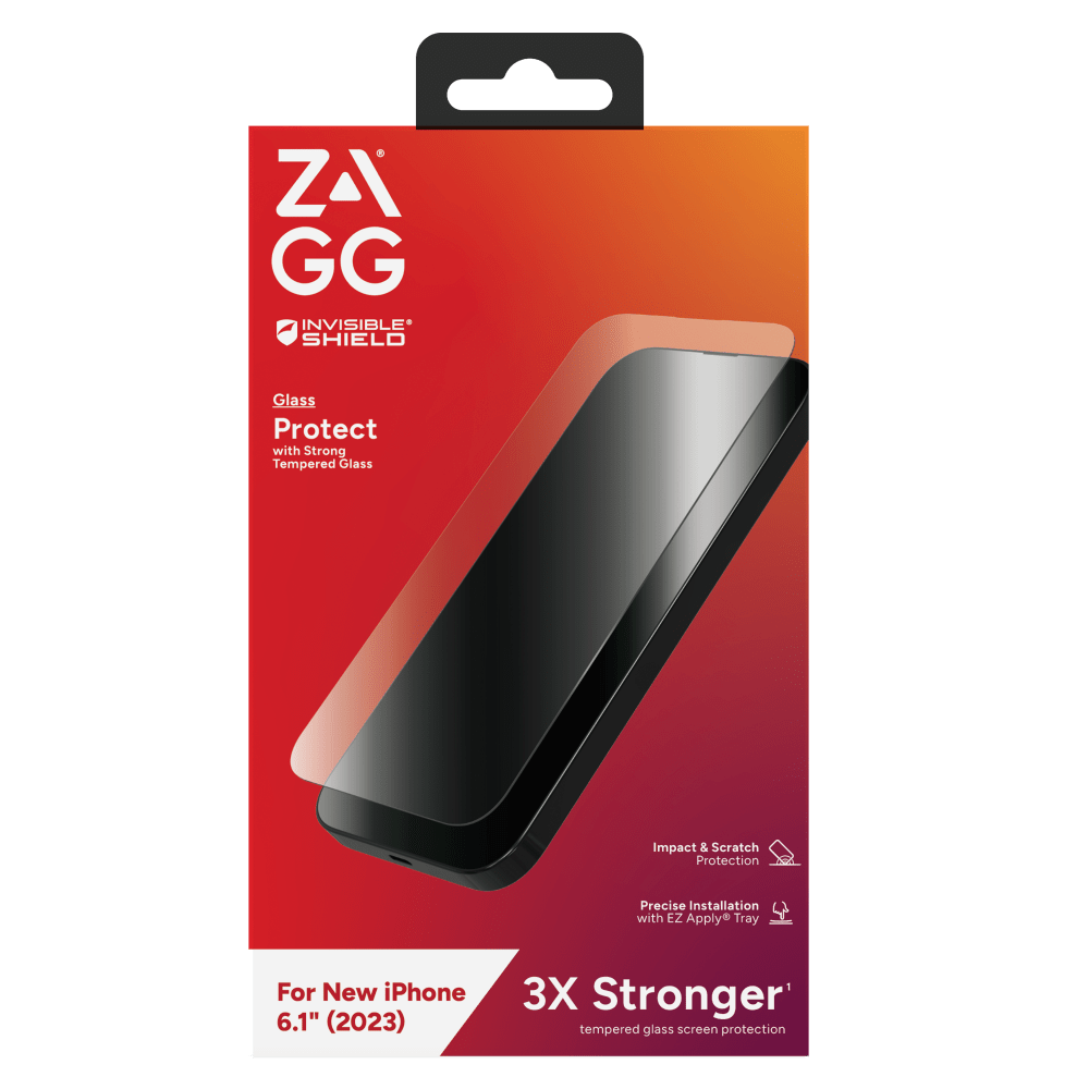 ZAGG InvisibleShield Glass Screen Protector for Apple iPhone 15