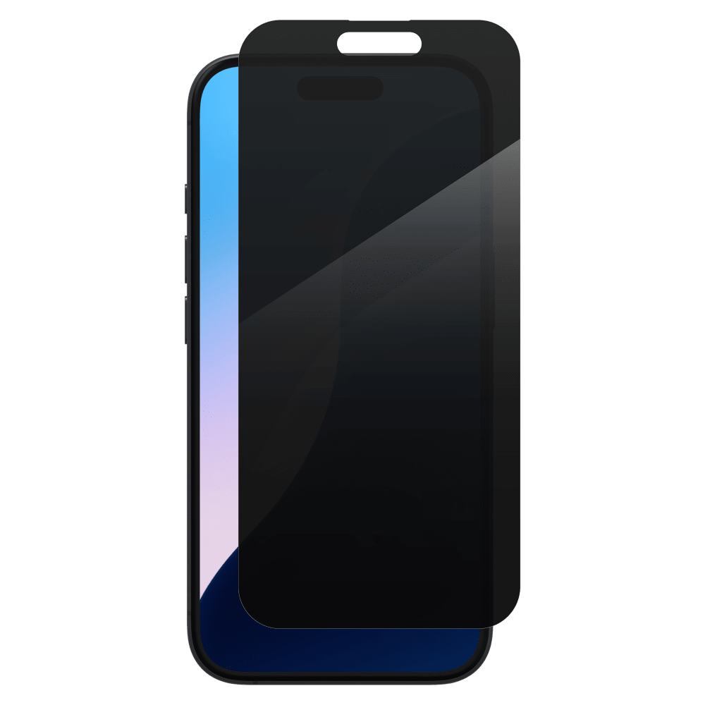 ZAGG Invisible Shield Glass Elite Privacy Screen Protector for Apple iPhone 16 / iPhone 15-Clear by ZAGG