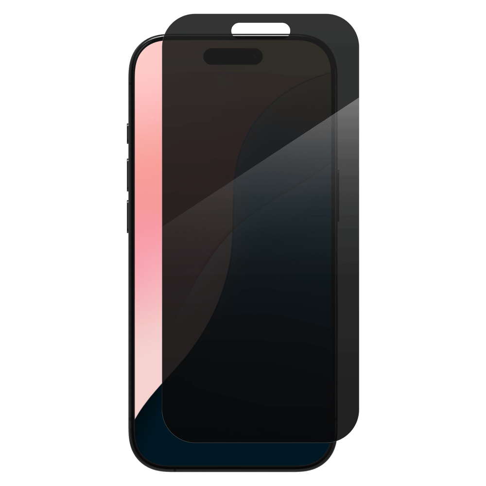 ZAGG Invisible Shield Glass Elite Privacy Screen Protector for Apple iPhone 16 Pro-Clear by ZAGG