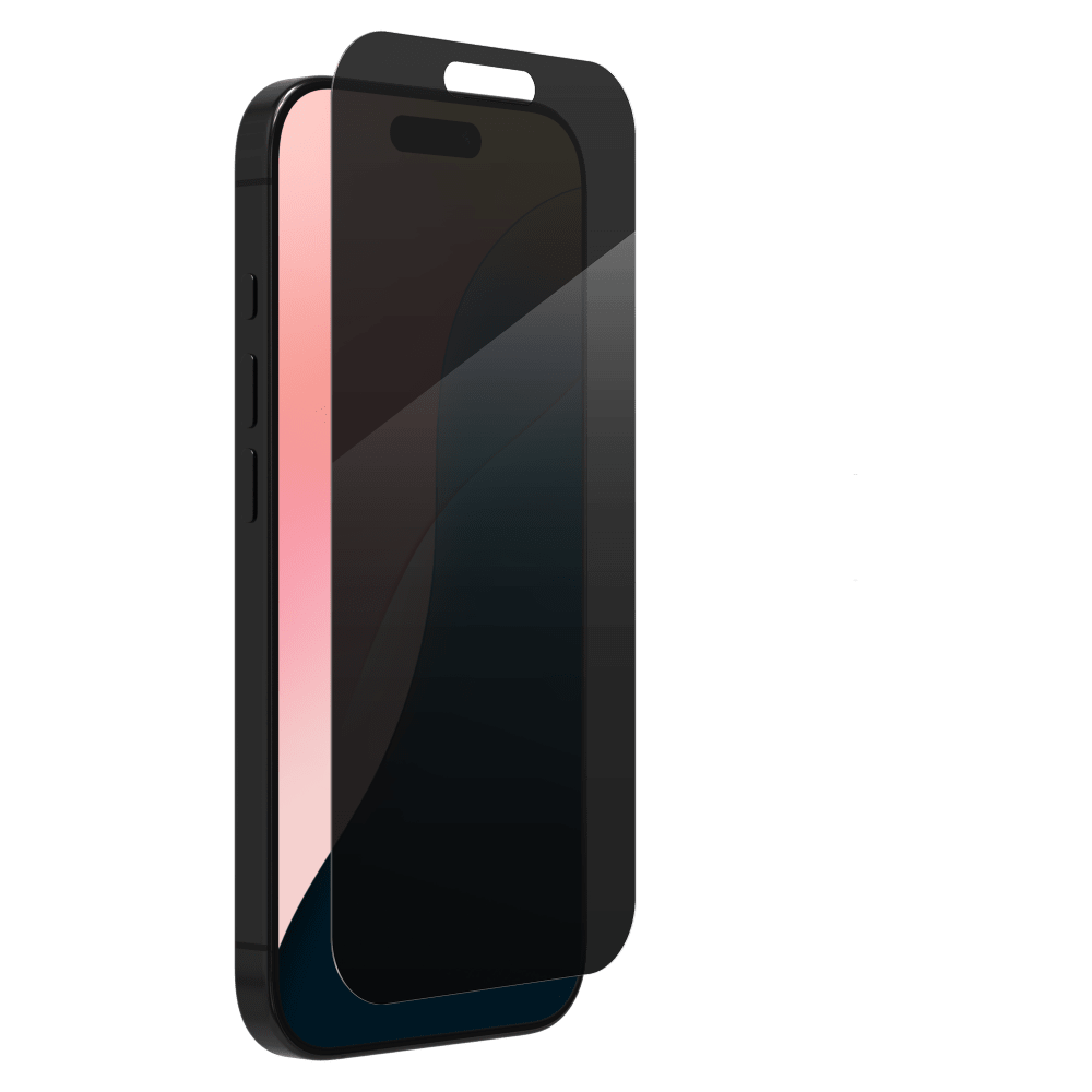 ZAGG Invisible Shield Glass Elite Privacy Screen Protector for Apple iPhone 16 Pro-Clear by ZAGG