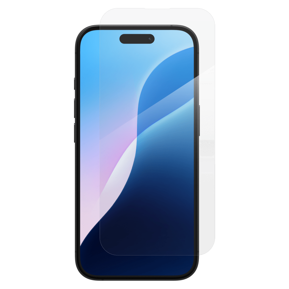 ZAGG InvisibleShield Antimicrobial Glass Screen Protector for Apple iPhone 16 / iPhone 15-Clear by ZAGG