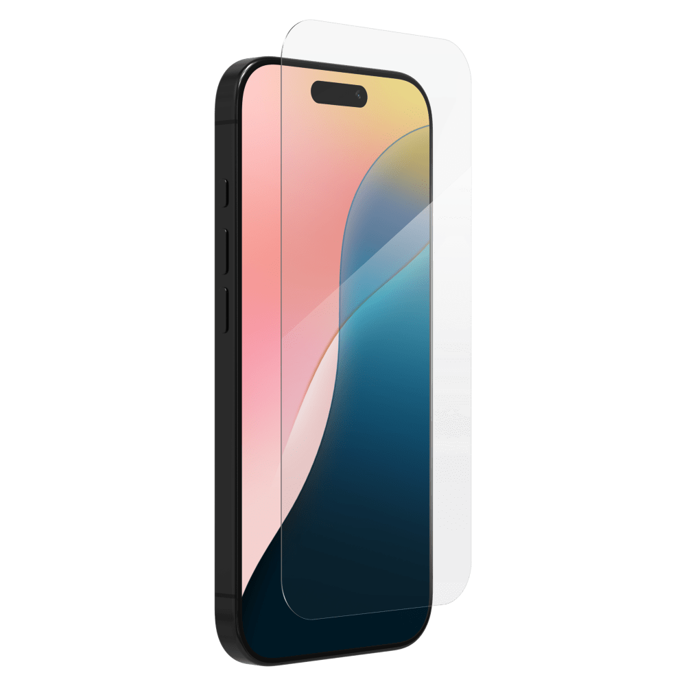 ZAGG InvisibleShield Antimicrobial Glass Screen Protector for Apple iPhone 16 Pro-Clear by ZAGG