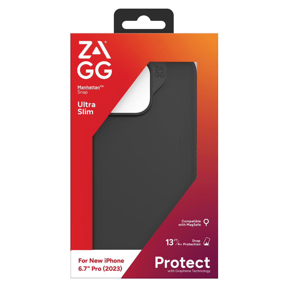ZAGG Manhattan Snap MagSafe Case for Apple iPhone 15 Pro Max-- by ZAGG