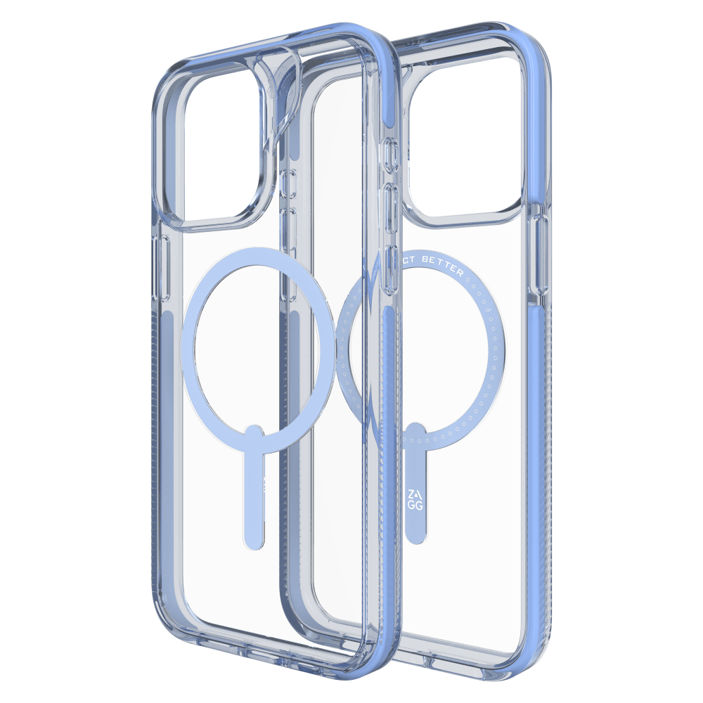 ZAGG Santa Cruz Snap MagSafe Case for Apple iPhone 15 Pro Max-Blue