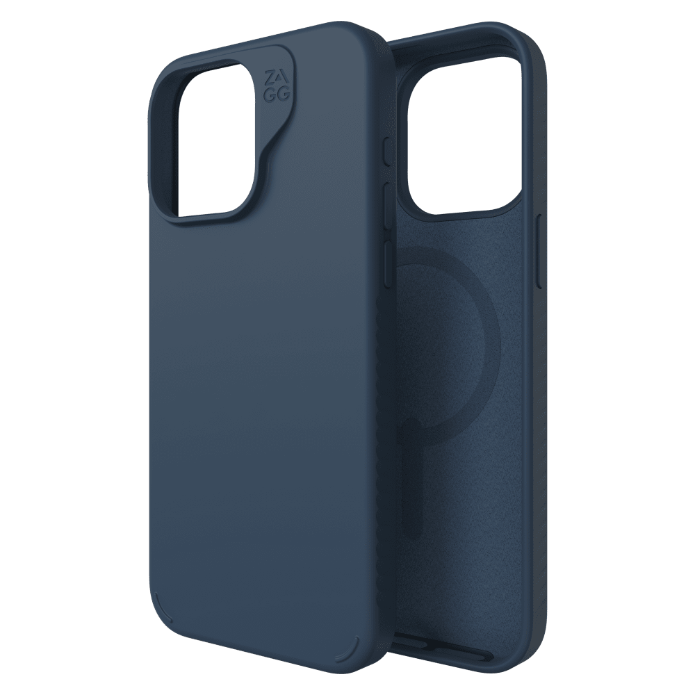 ZAGG Manhattan Snap MagSafe Case for Apple iPhone 15 Pro Max-Blue
