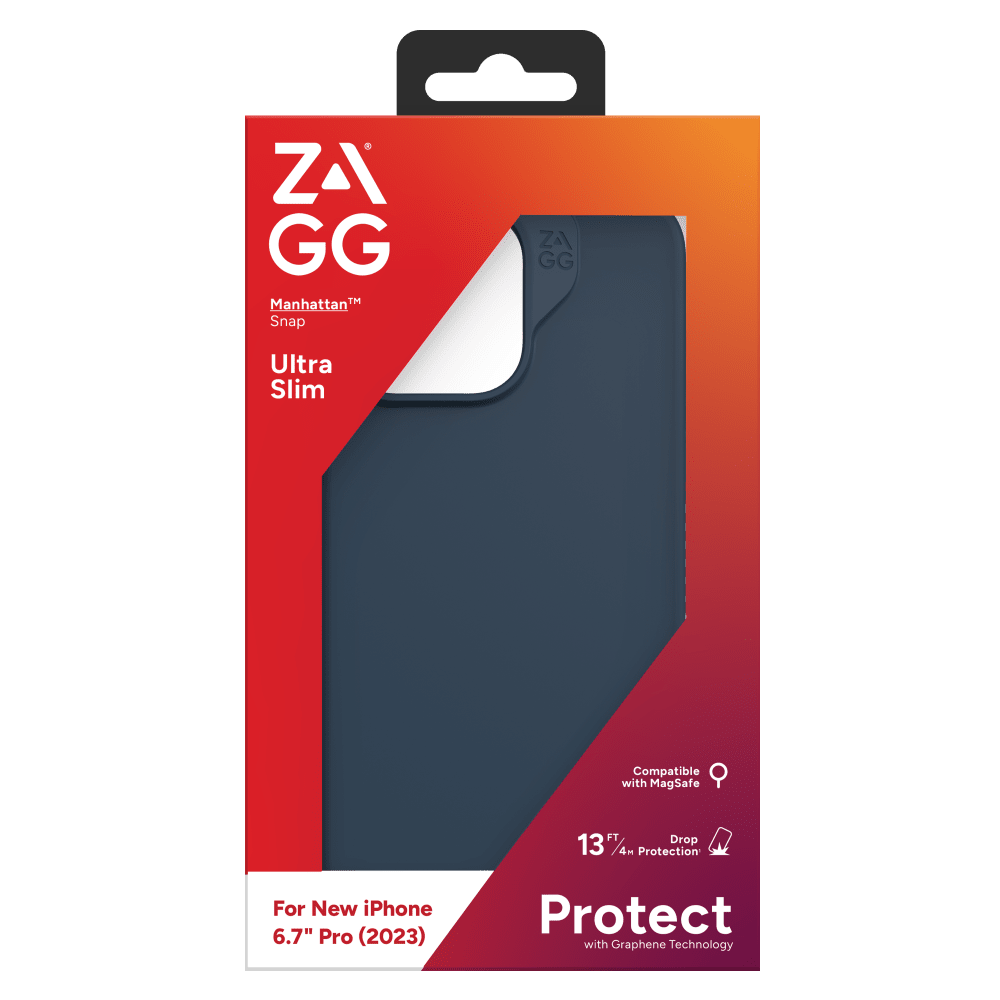 ZAGG Manhattan Snap MagSafe Case for Apple iPhone 15 Pro Max-- by ZAGG