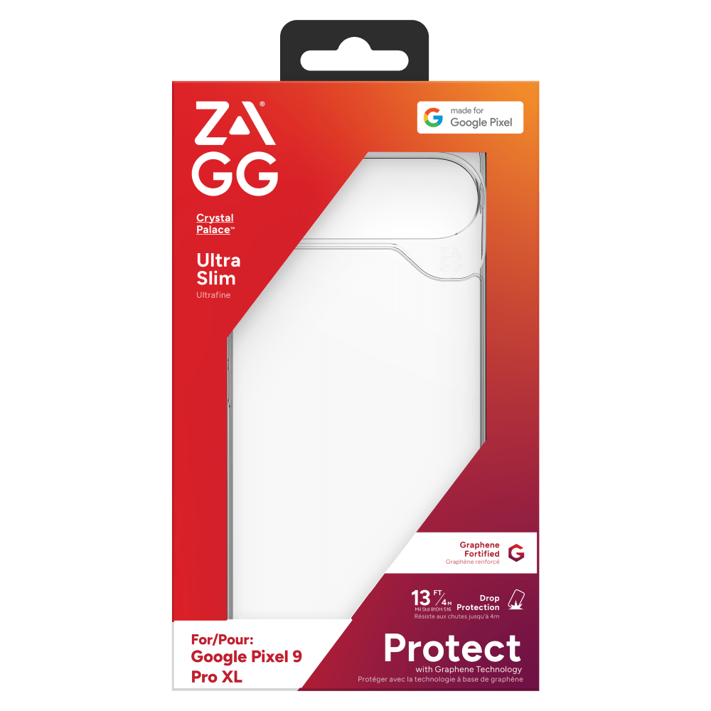 ZAGG Crystal Palace Case for Google Pixel 9 Pro XL-Clear by ZAGG