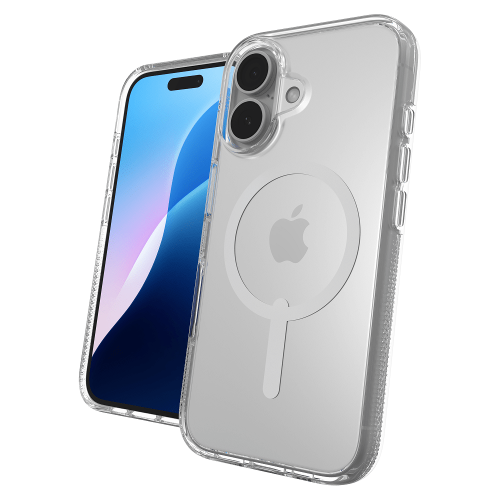 ZAGG Crystal Palace Snap MagSafe Case for Apple iPhone 16-Clear by ZAGG