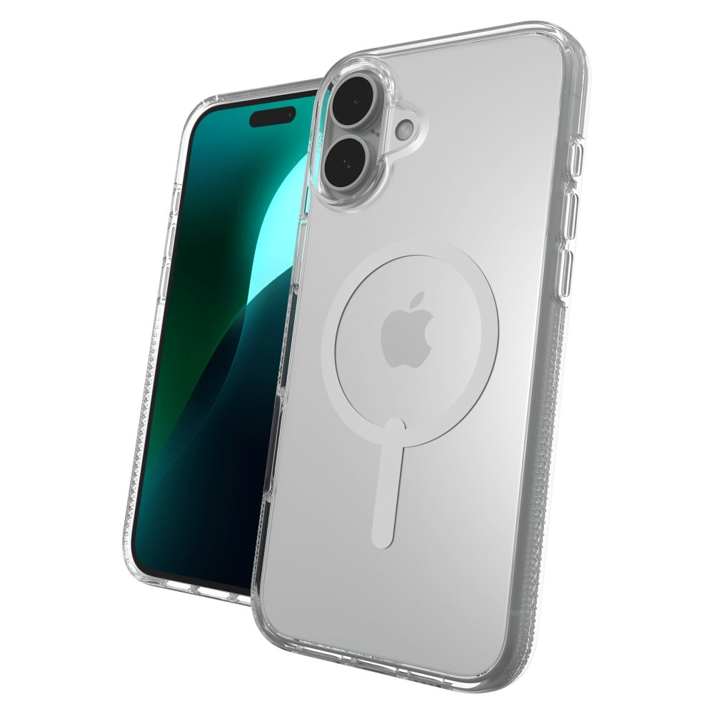 ZAGG Crystal Palace Snap MagSafe Case for Apple iPhone 16 Plus-Clear by ZAGG