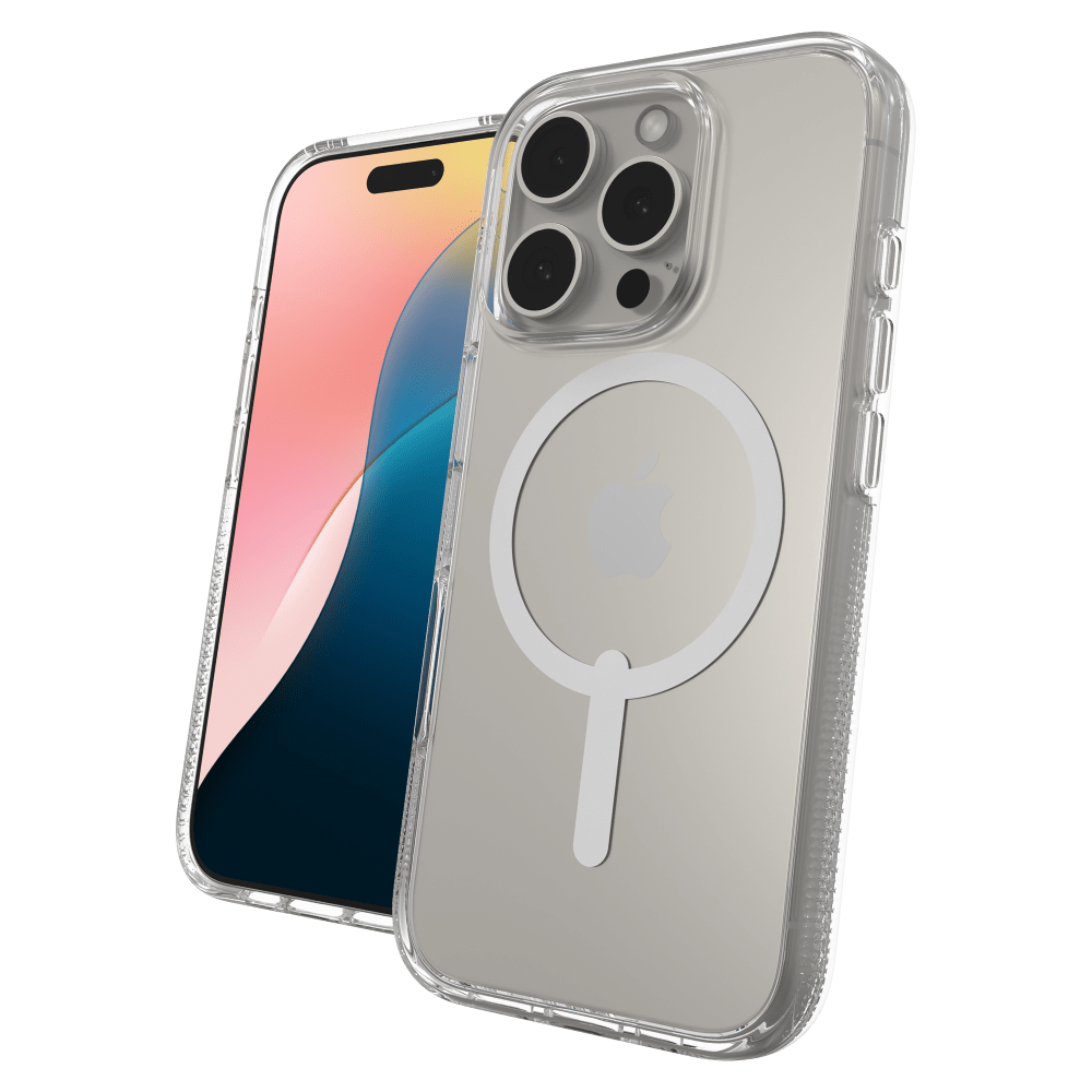 ZAGG Crystal Palace Snap MagSafe Case for Apple iPhone 16 Pro-Clear by ZAGG