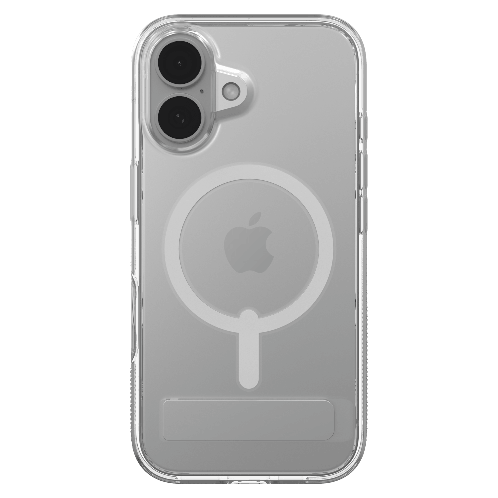 ZAGG Crystal Palace Snap MagSafe Case with Kickstand for Apple iPhone 16-Clear by ZAGG