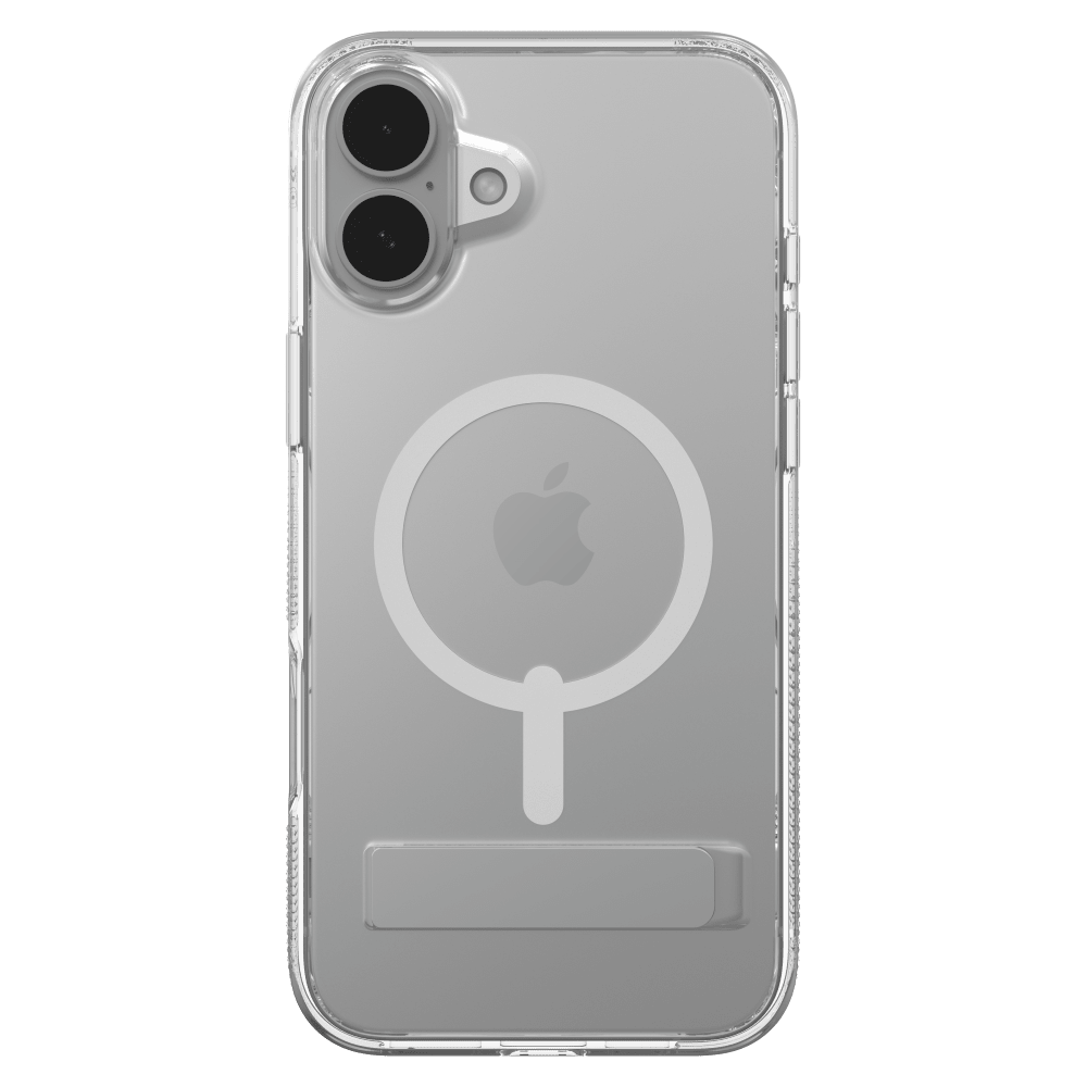 ZAGG Crystal Palace Snap MagSafe Case with Kickstand for Apple iPhone 16 Plus-Clear by ZAGG