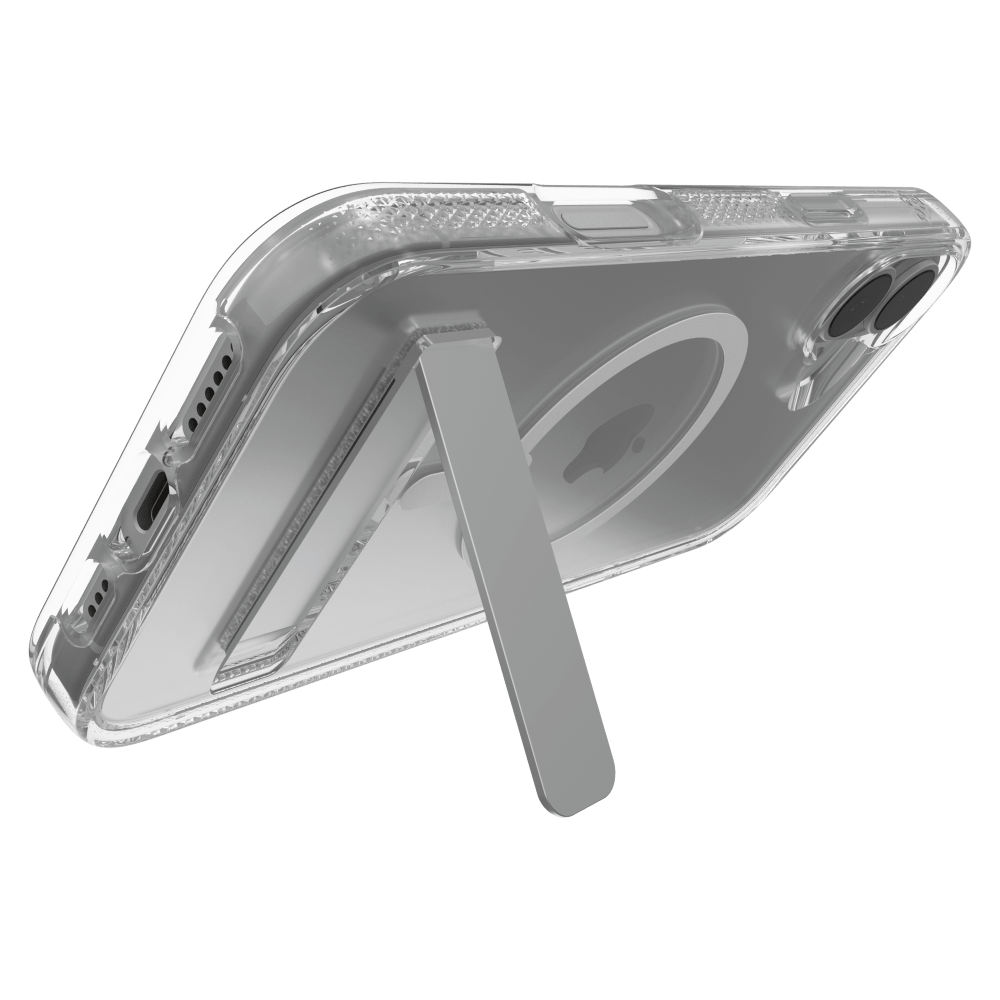 ZAGG Crystal Palace Snap MagSafe Case with Kickstand for Apple iPhone 16 Plus-Clear by ZAGG