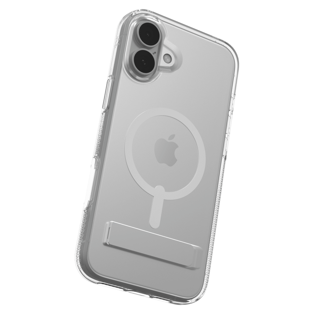 ZAGG Crystal Palace Snap MagSafe Case with Kickstand for Apple iPhone 16 Plus-Clear by ZAGG