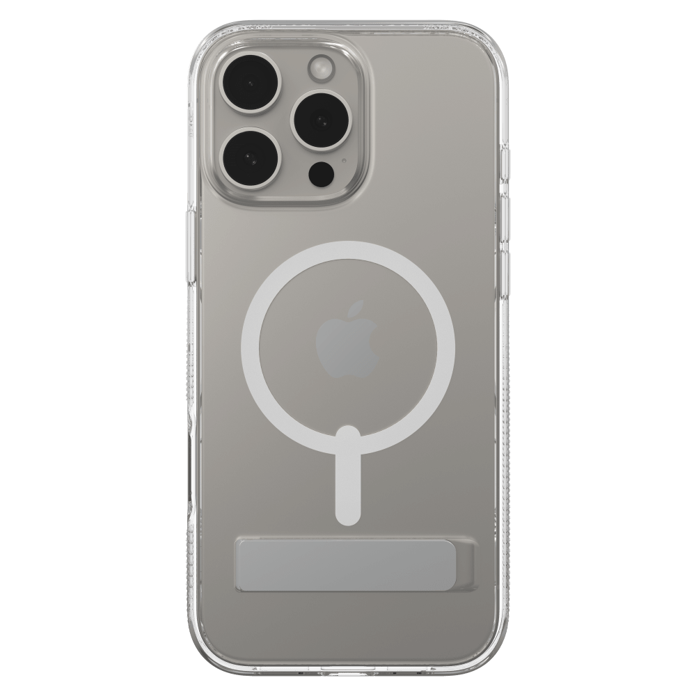 ZAGG Crystal Palace Snap MagSafe Case with Kickstand for Apple iPhone 16 Pro Max-Clear by ZAGG