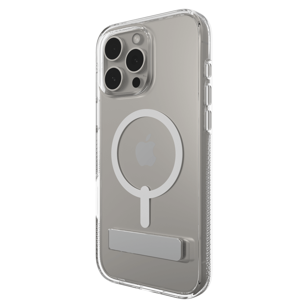 ZAGG Crystal Palace Snap MagSafe Case with Kickstand for Apple iPhone 16 Pro Max-Clear by ZAGG