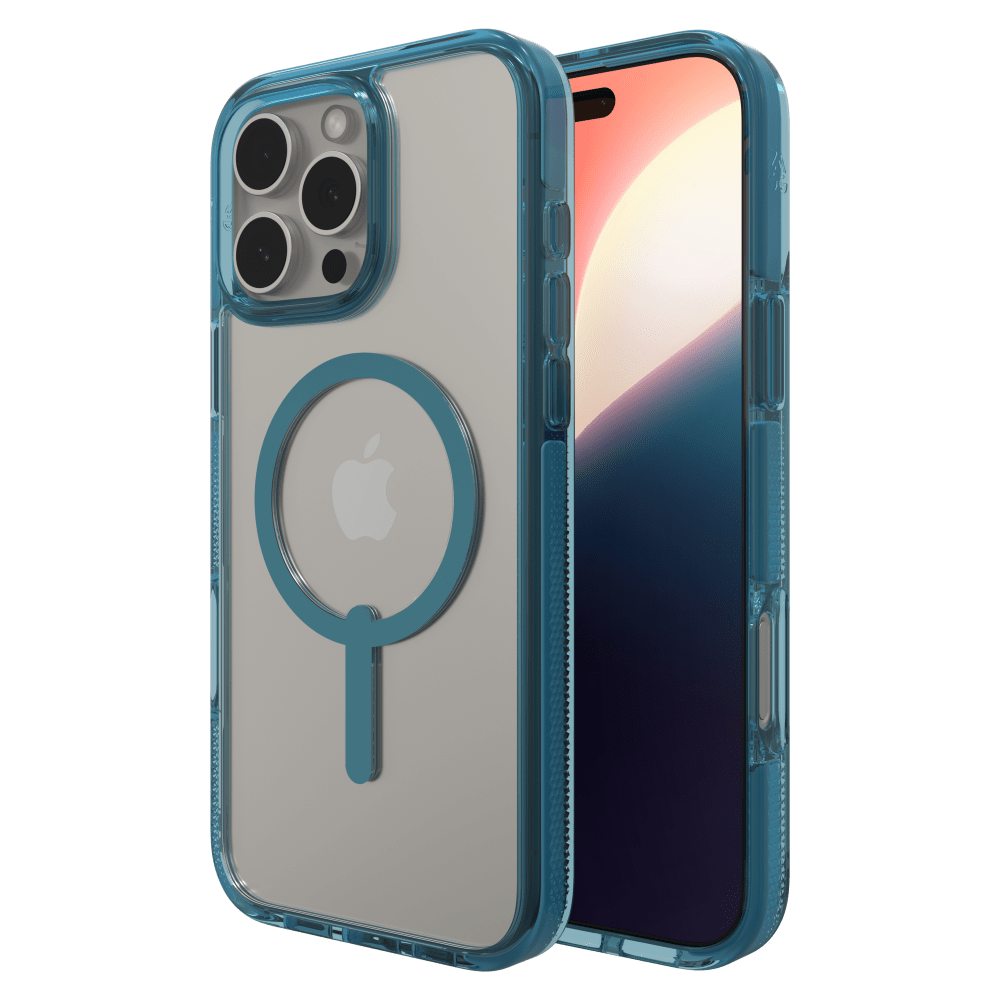 ZAGG Santa Cruz Snap MagSafe Case for Apple iPhone 16 Pro Max-Blue