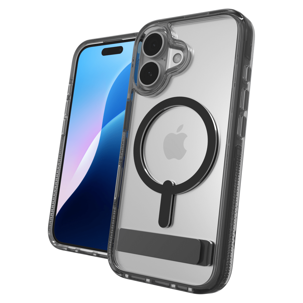 ZAGG Santa Cruz Snap MagSafe Case with Kickstand for Apple iPhone 16-- by ZAGG