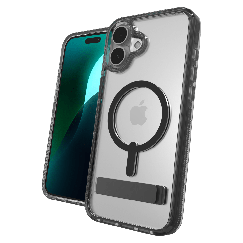 ZAGG Santa Cruz Snap MagSafe Case with Kickstand for Apple iPhone 16 Plus-- by ZAGG
