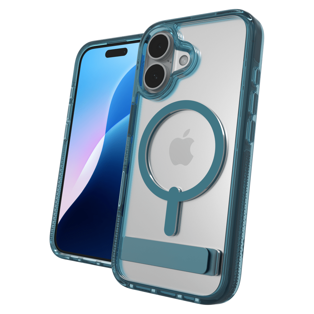 ZAGG Santa Cruz Snap MagSafe Case with Kickstand for Apple iPhone 16-- by ZAGG