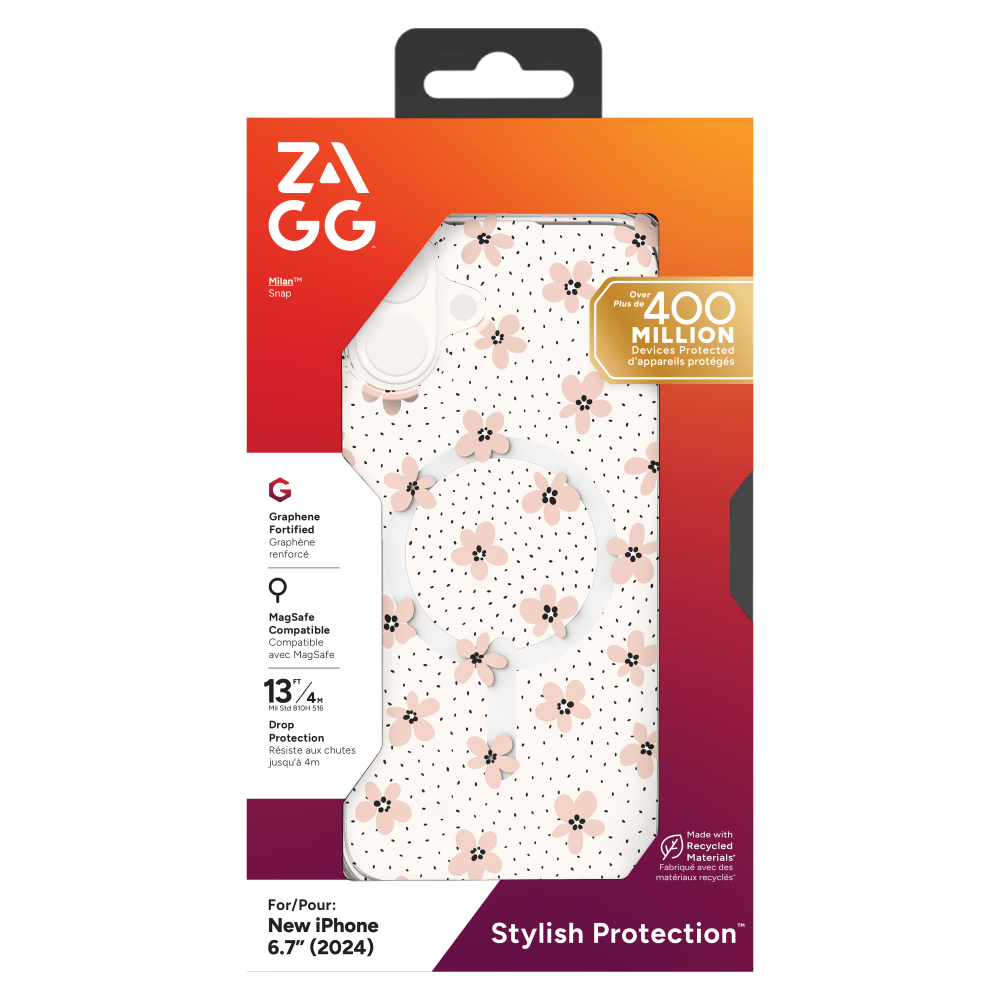 ZAGG Milan Snap MagSafe Case for Apple iPhone 16 Plus-- by ZAGG