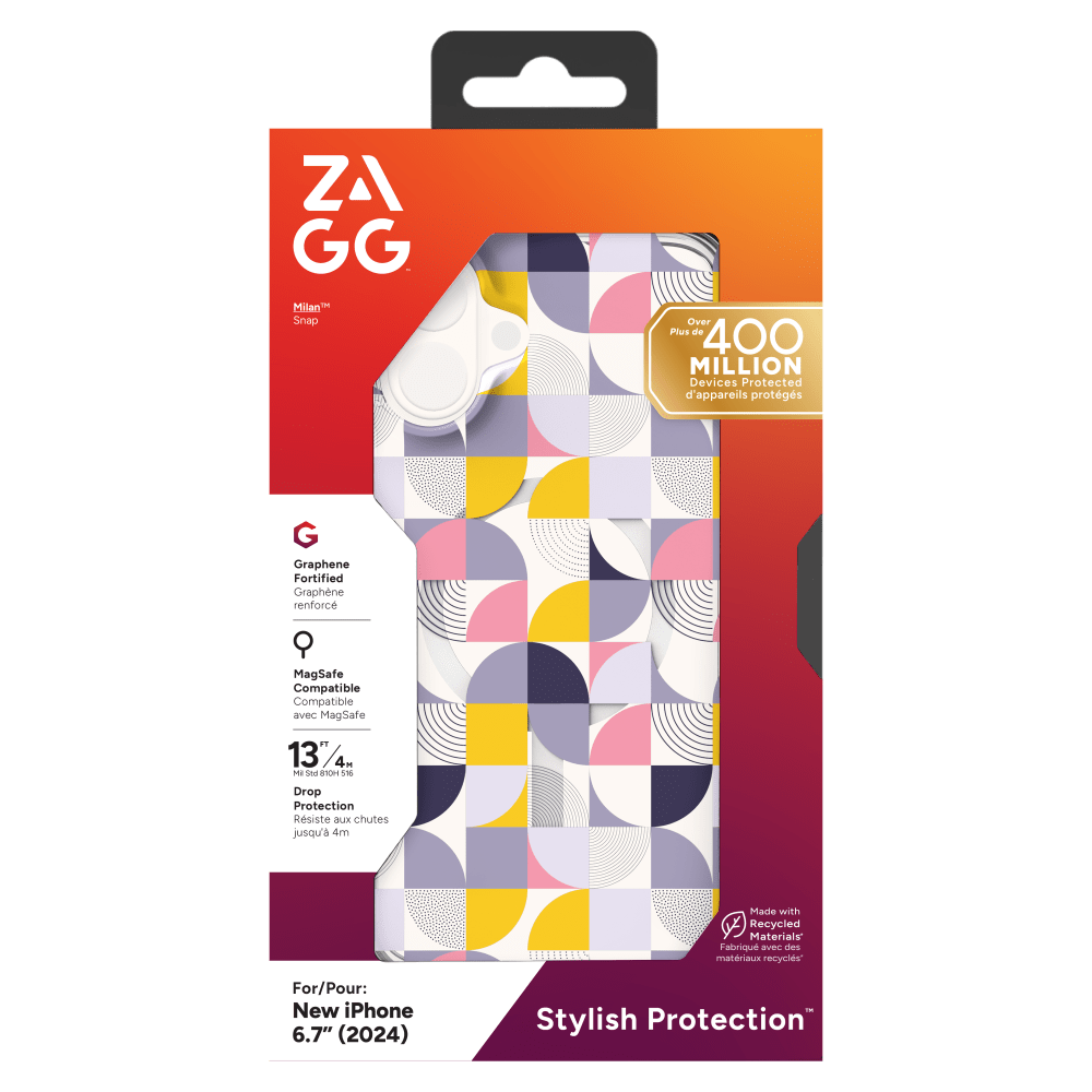 ZAGG Milan Snap MagSafe Case for Apple iPhone 16 Plus-- by ZAGG