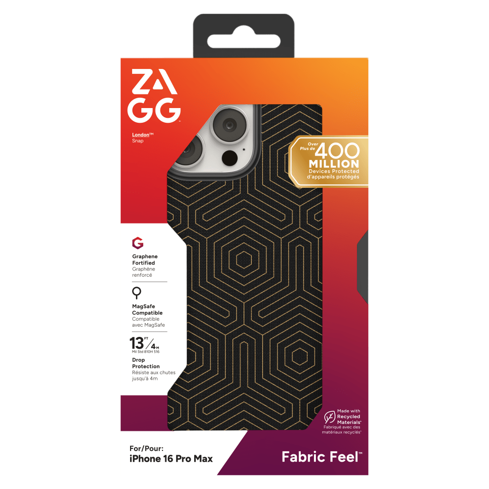 ZAGG London Snap MagSafe Case for Apple iPhone 16 Pro Max-- by ZAGG
