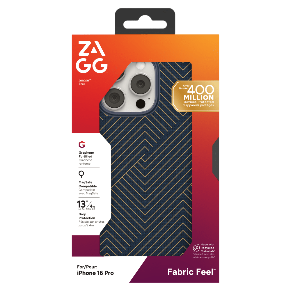 ZAGG London Snap MagSafe Case for Apple iPhone 16 Pro-- by ZAGG
