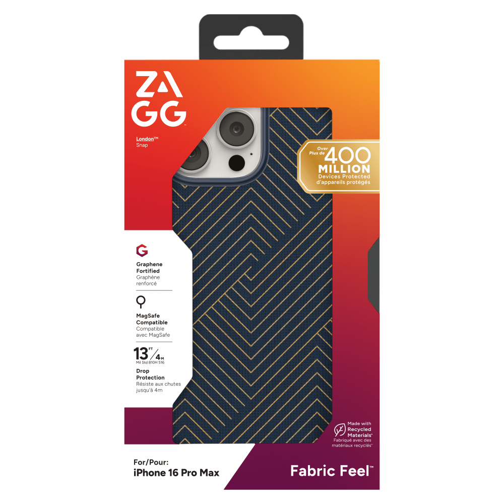 ZAGG London Snap MagSafe Case for Apple iPhone 16 Pro Max-- by ZAGG
