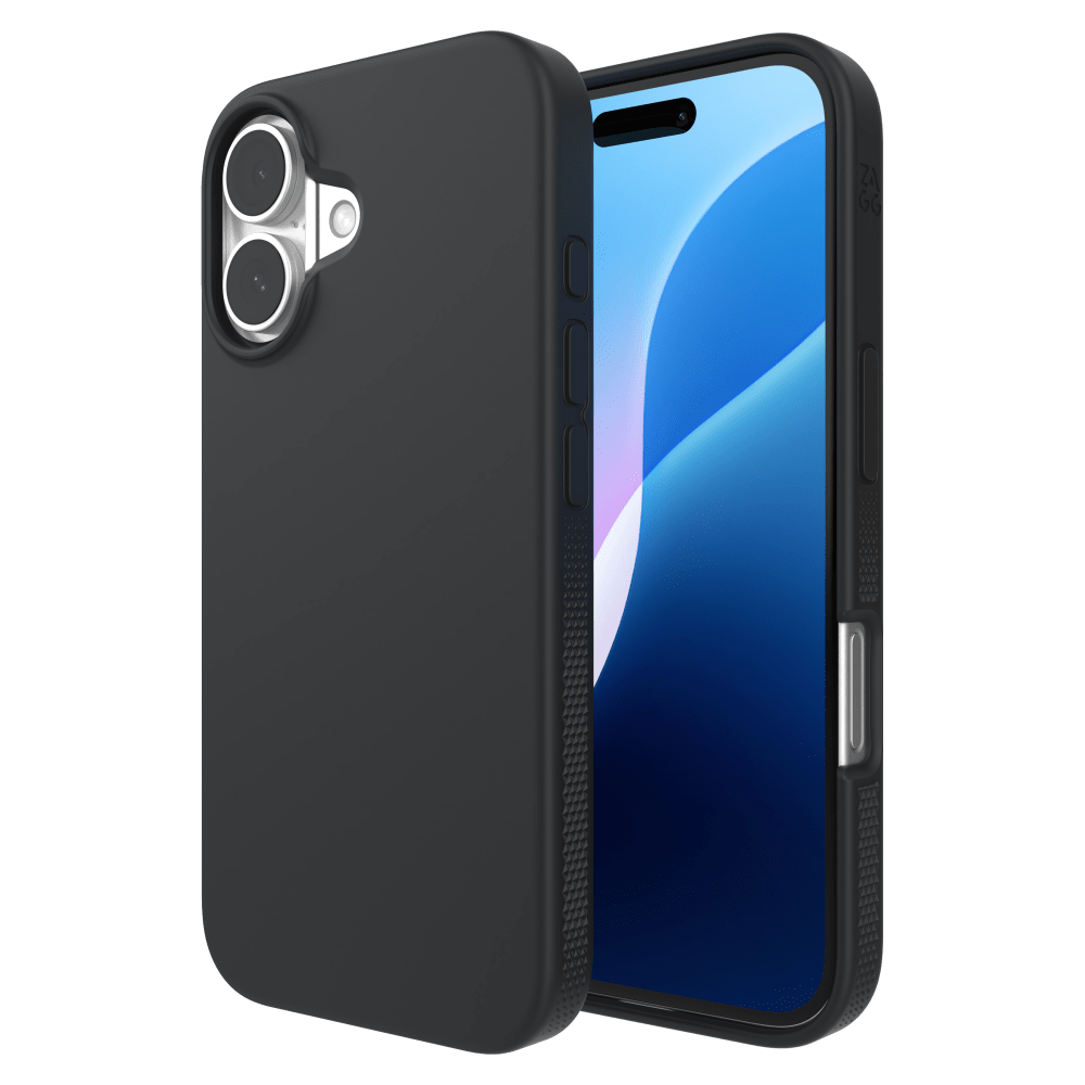 ZAGG Manhattan Snap MagSafe Case for Apple iPhone 16-Black