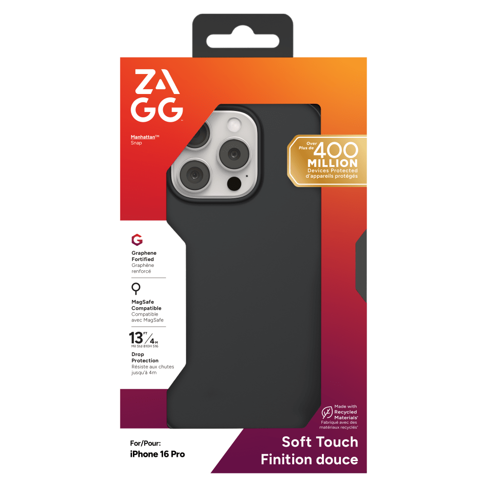 ZAGG Manhattan Snap MagSafe Case for Apple iPhone 16 Pro-- by ZAGG