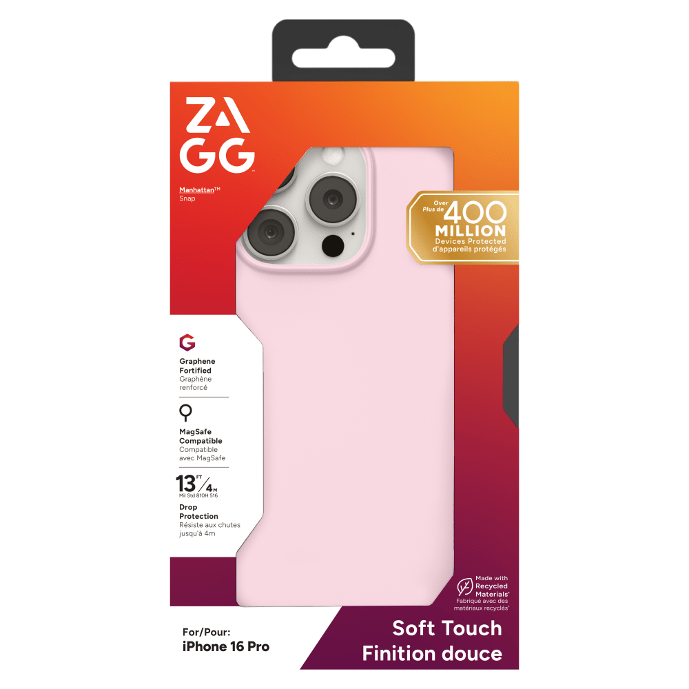 ZAGG Manhattan Snap MagSafe Case for Apple iPhone 16 Pro-- by ZAGG