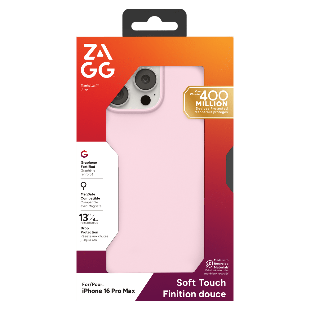 ZAGG Manhattan Snap MagSafe Case for Apple iPhone 16 Pro Max-- by ZAGG