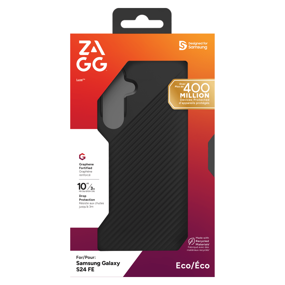 ZAGG Luxe Case for Samsung Galaxy S24 FE-Black by ZAGG