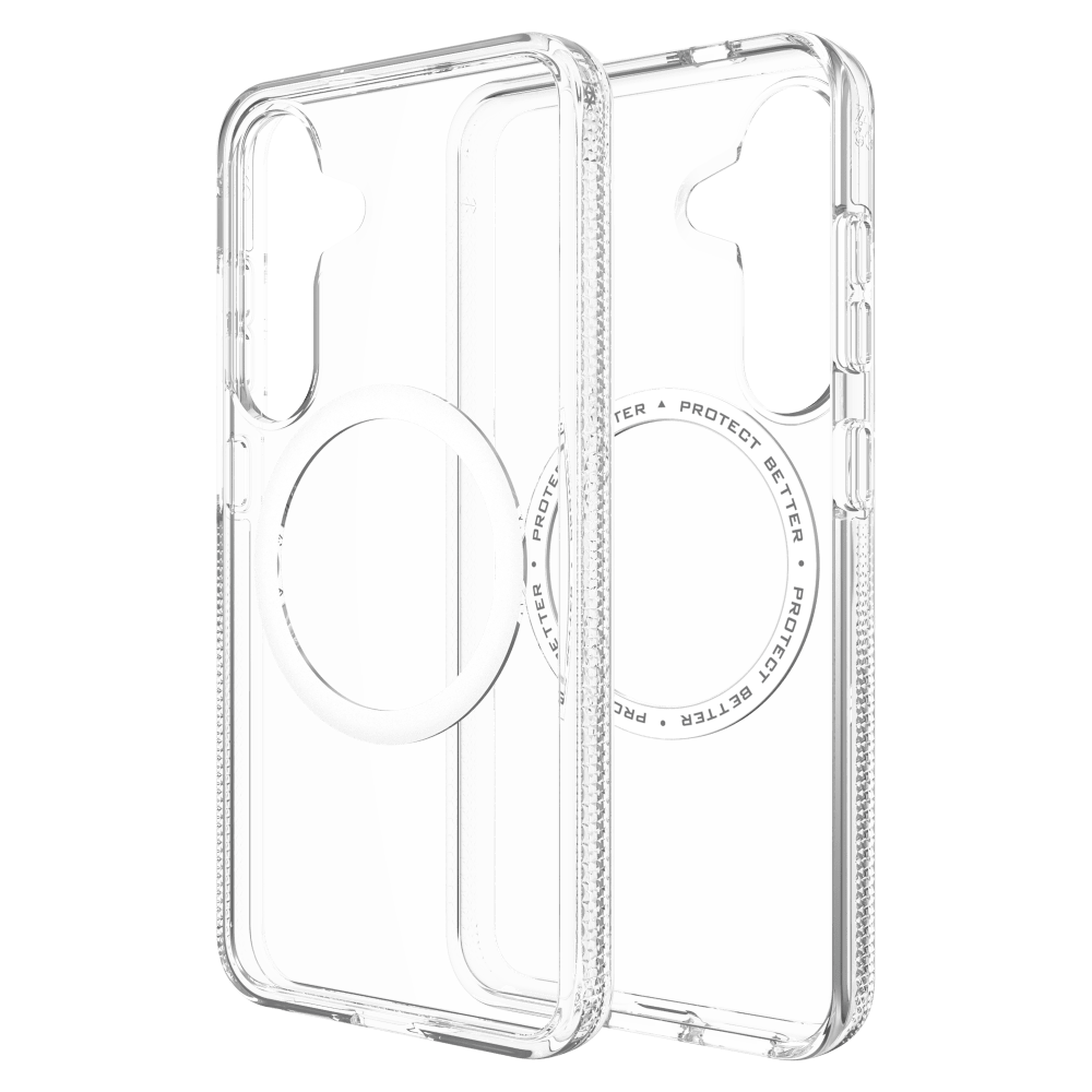 ZAGG Crystal Palace Snap MagSafe Case for Samsung Galaxy S 2025 Small-Clear