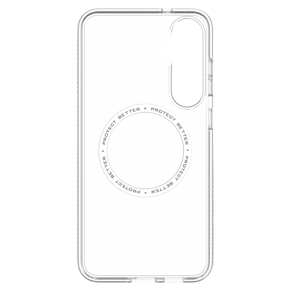 ZAGG Crystal Palace Snap MagSafe Case for Samsung Galaxy S 2025 Medium-Clear by ZAGG