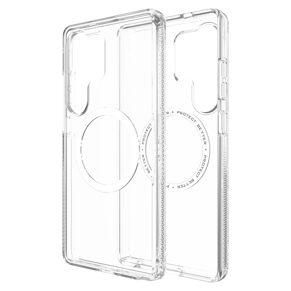 ZAGG Crystal Palace Snap MagSafe Case for Samsung Galaxy S 2025 Large-Clear