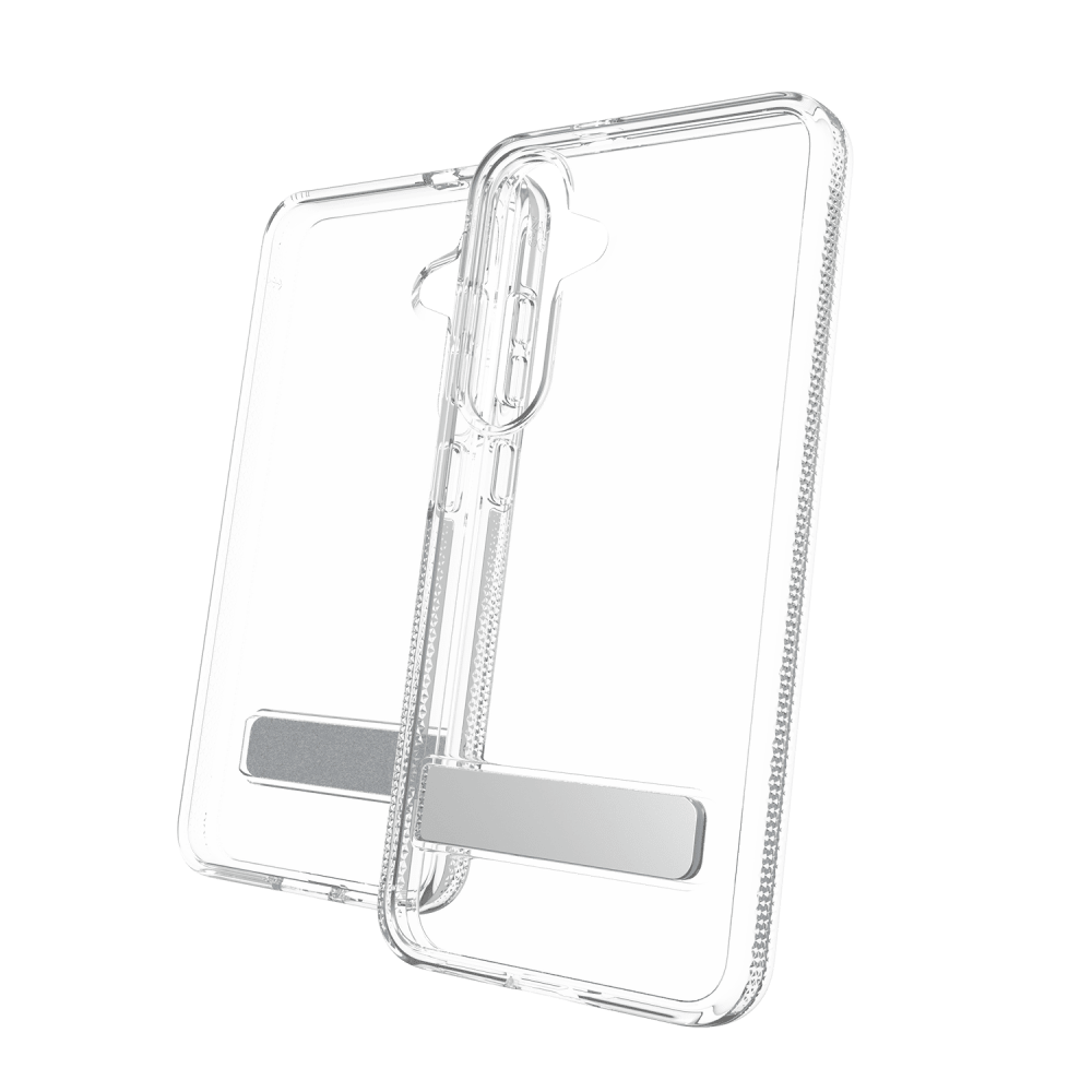 ZAGG Crystal Palace Case with Kick Stand for Samsung Galaxy S 2025 Small-Clear by ZAGG