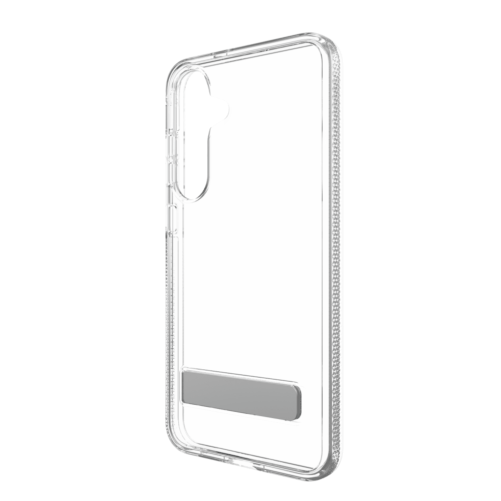 ZAGG Crystal Palace Case with Kick Stand for Samsung Galaxy S 2025 Medium-Clear by ZAGG
