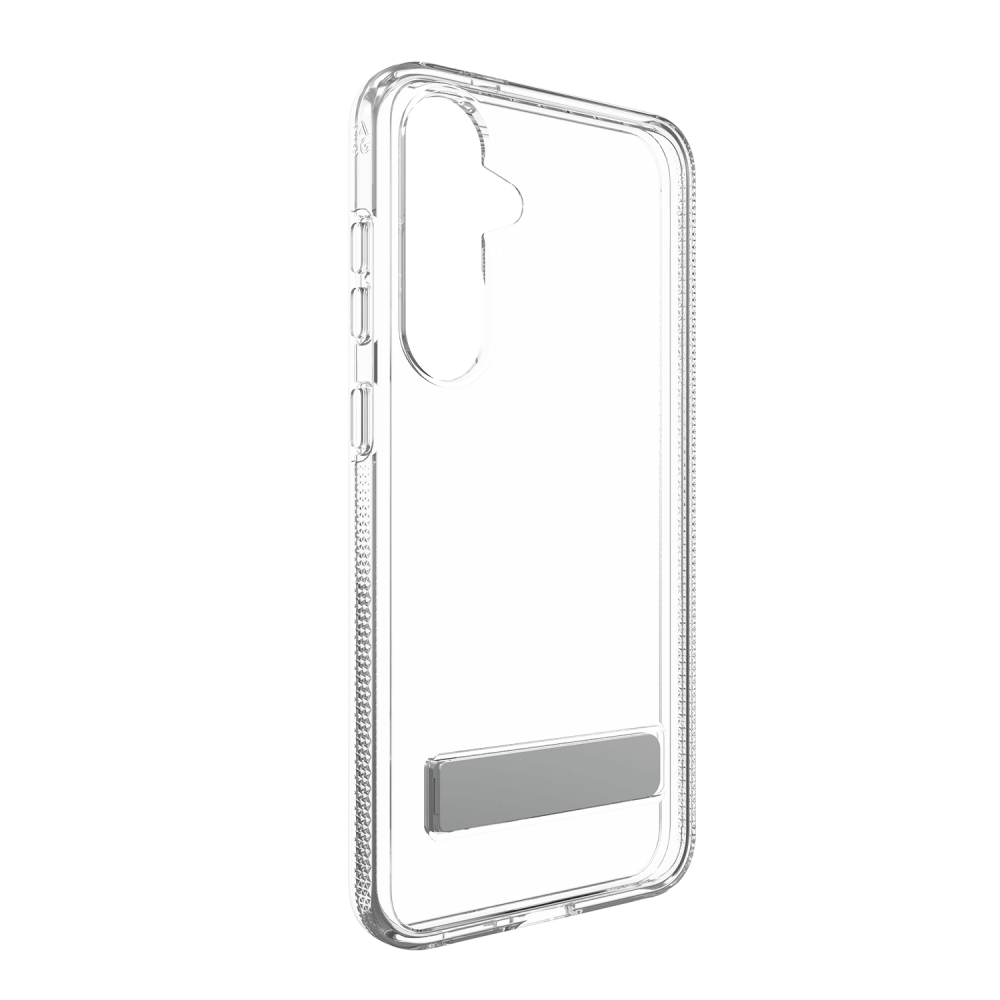 ZAGG Crystal Palace Case with Kick Stand for Samsung Galaxy S 2025 Medium-Clear by ZAGG