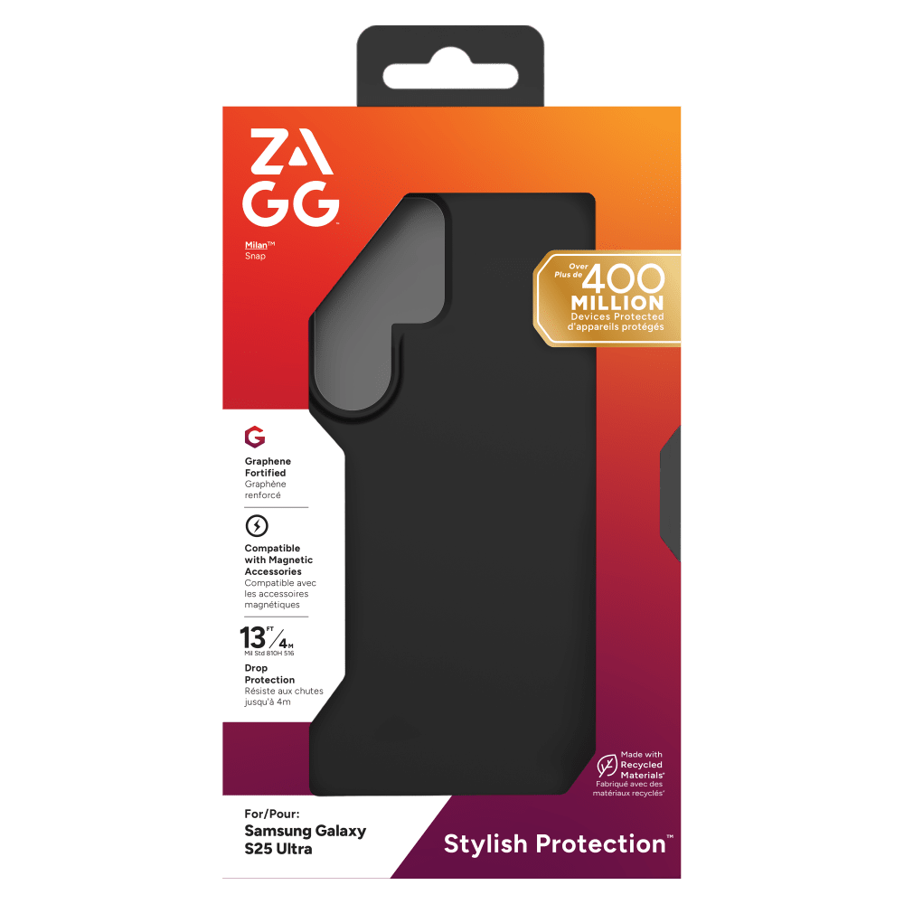 ZAGG Milan Snap Opaque Case for Samsung Galaxy S 2025 Large-- by ZAGG