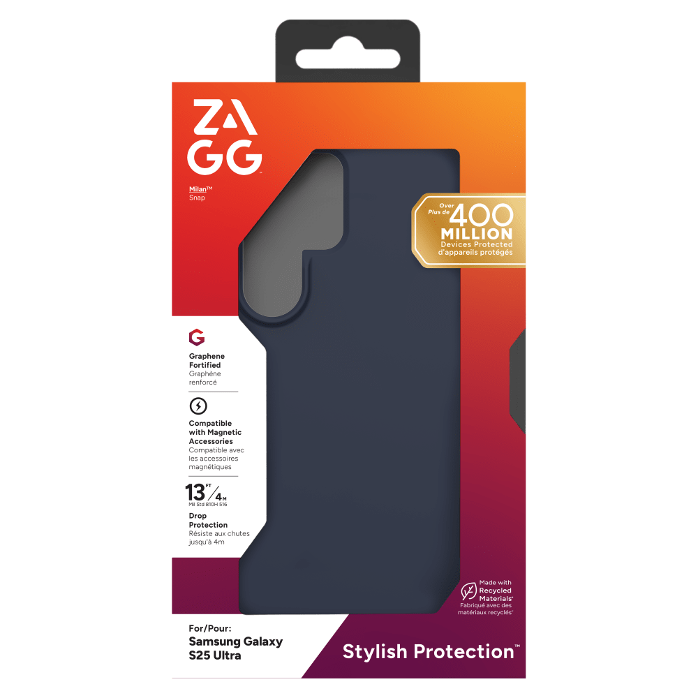 ZAGG Milan Snap Opaque Case for Samsung Galaxy S 2025 Large-- by ZAGG