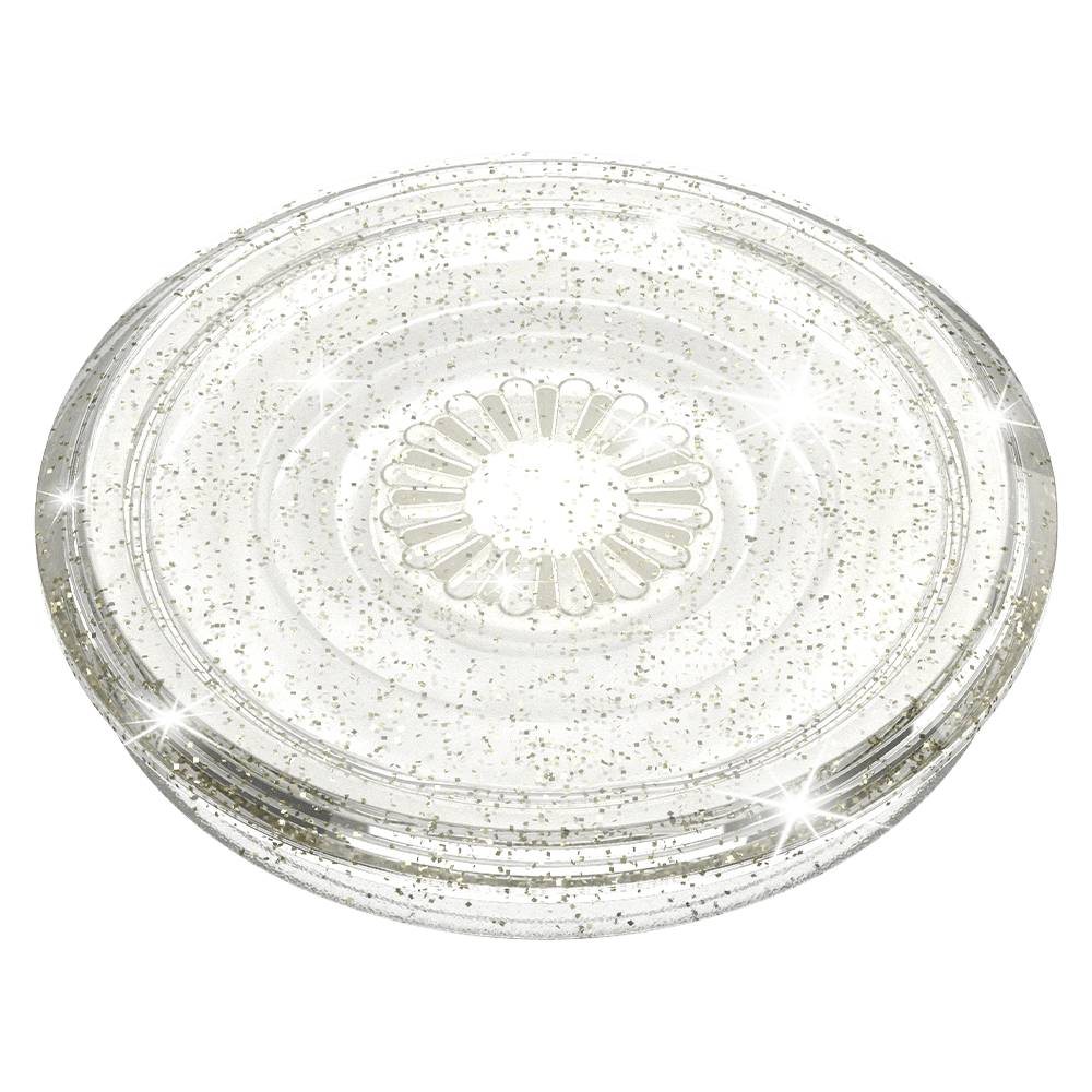 PopSockets PopGrip Clear, Silver by PopSockets