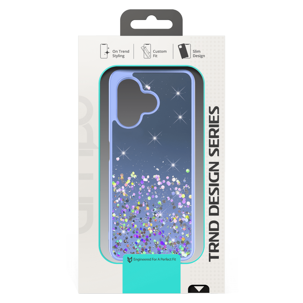 AMPD TPU / Acrylic Glitter Insert Case for Celero 3 Plus-- by AMPD