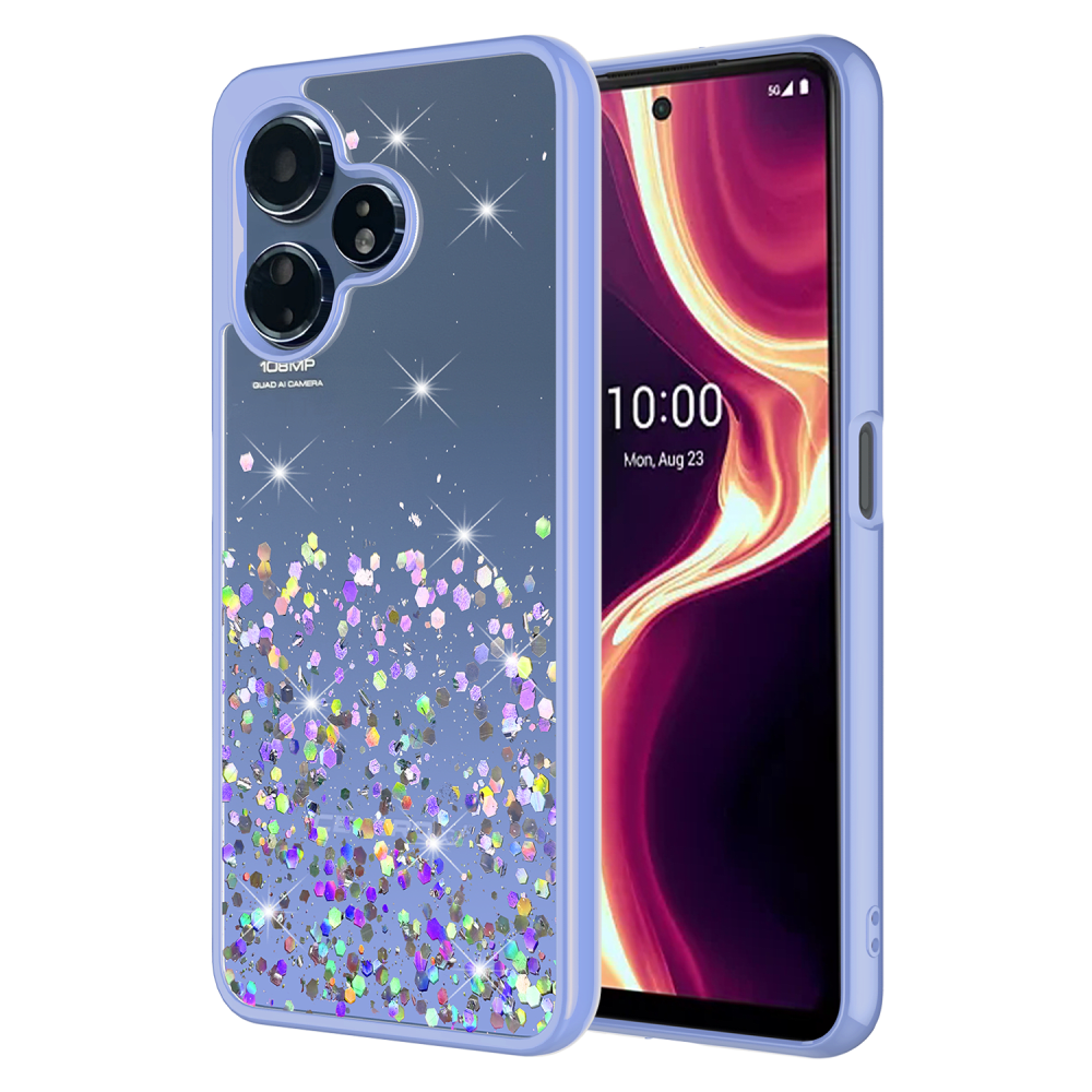 AMPD TPU / Acrylic Glitter Insert Case for Celero 3 Plus-- by AMPD