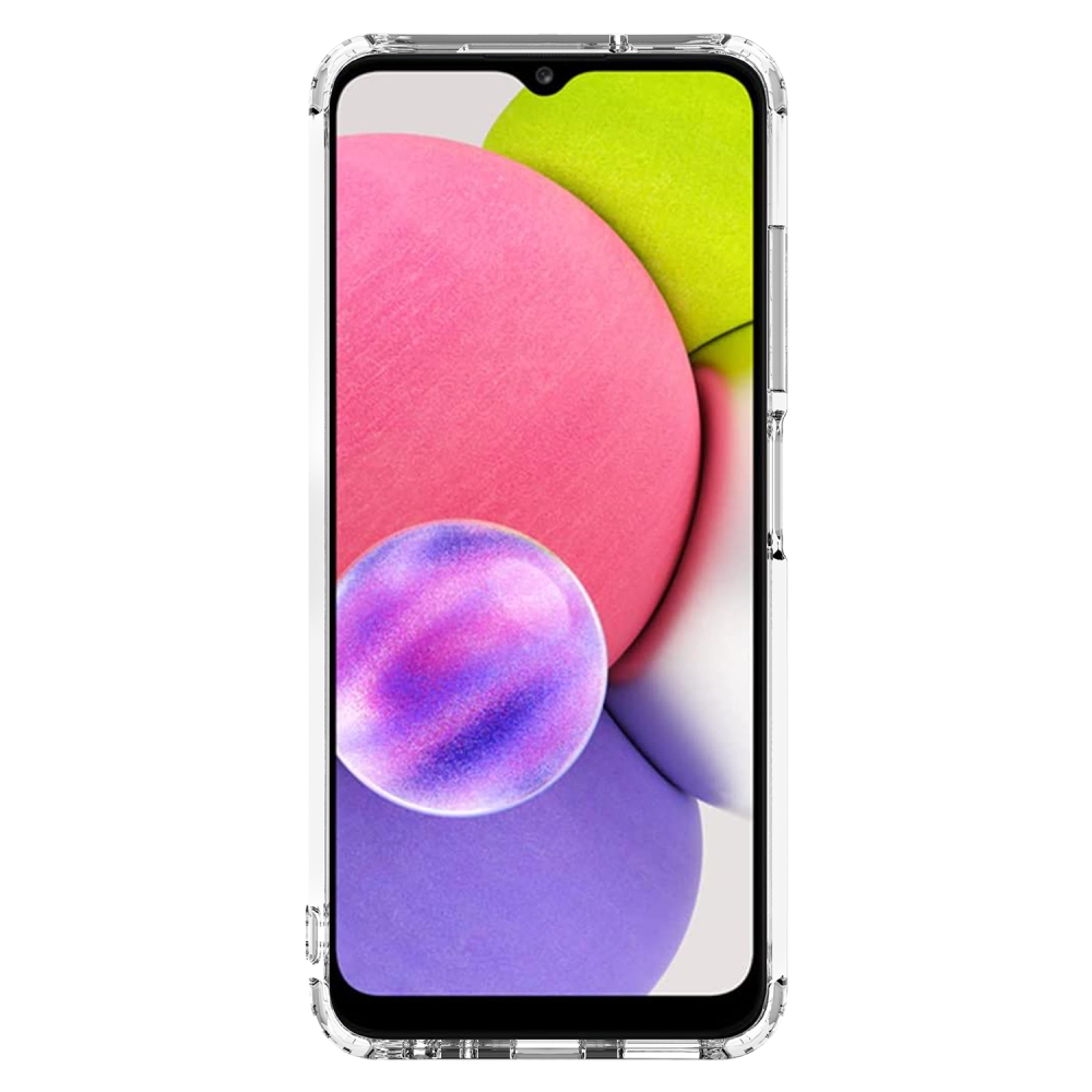 AMPD TPU / Acrylic Hard Shell Case for Samsung Galaxy A03s-Clear by AMPD