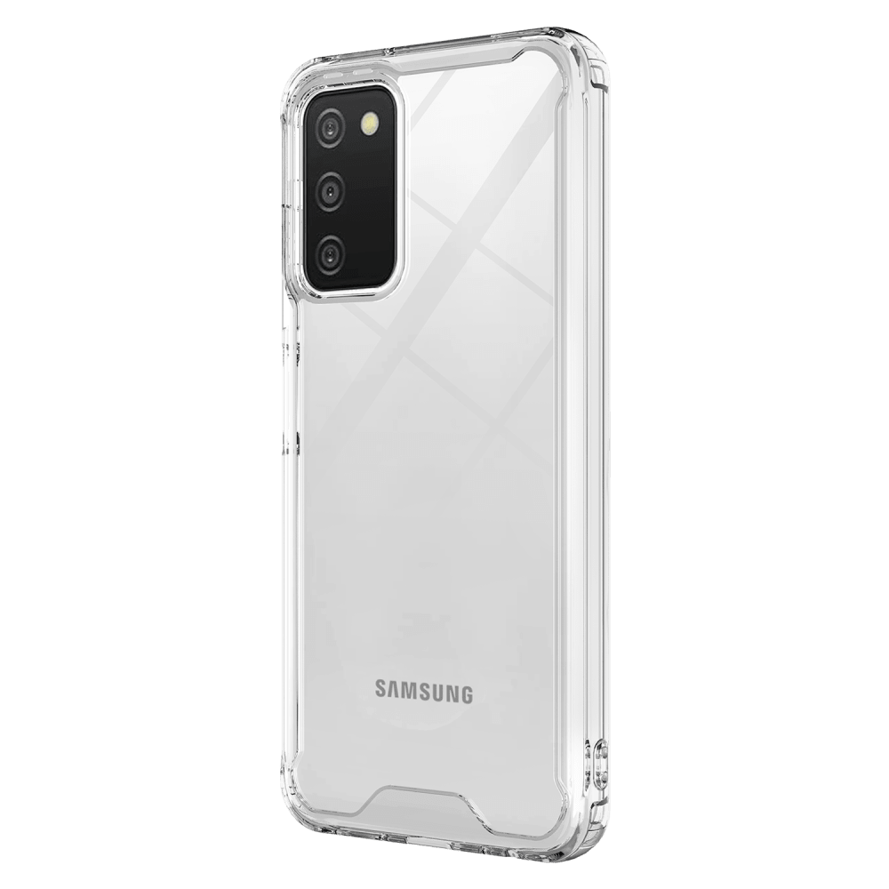AMPD TPU / Acrylic Hard Shell Case for Samsung Galaxy A03s-Clear by AMPD