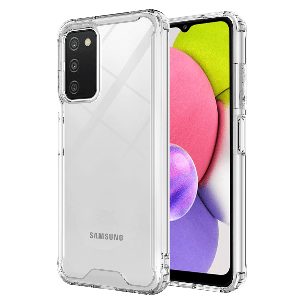 AMPD TPU / Acrylic Hard Shell Case for Samsung Galaxy A03s-Clear by AMPD